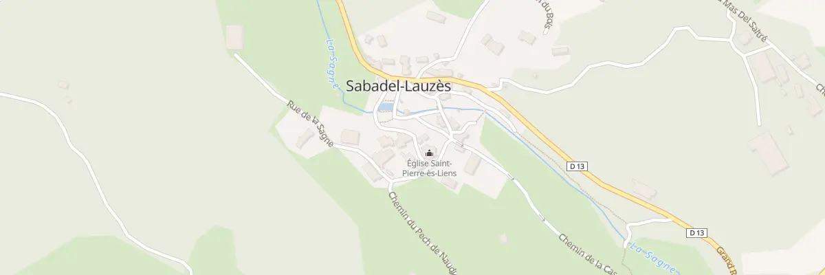 Plan du 5002 Bourg de Sabadel à Sabadel-Lauzès