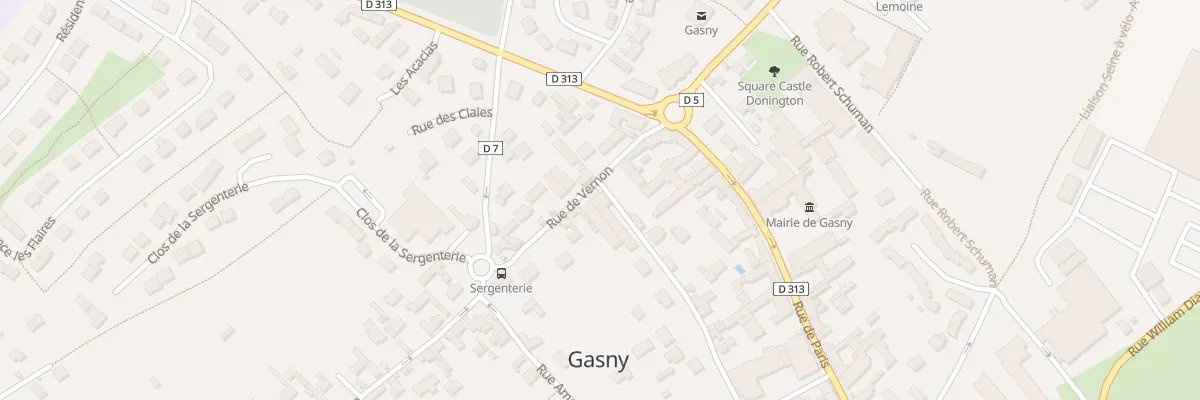 Plan du 3 Rue de Vernon à Gasny