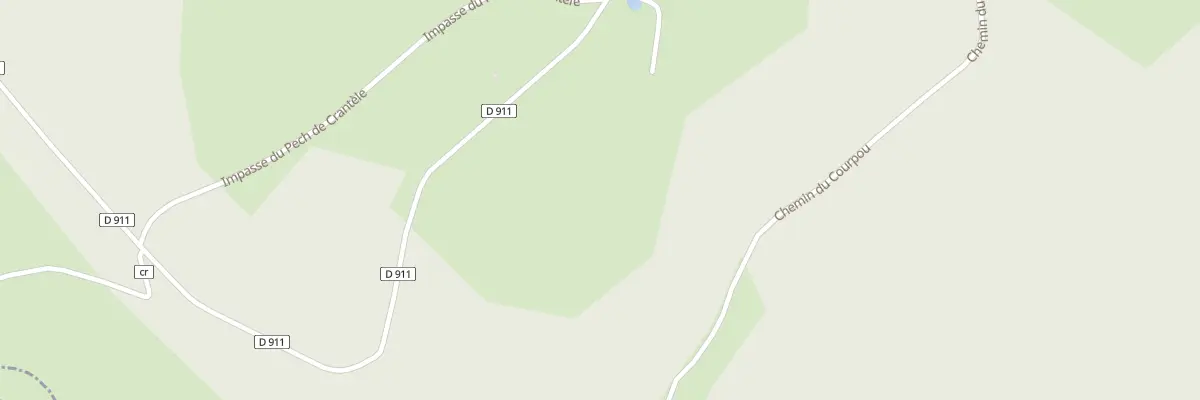 Plan du 5124F Pech de Crantele à Esclauzels