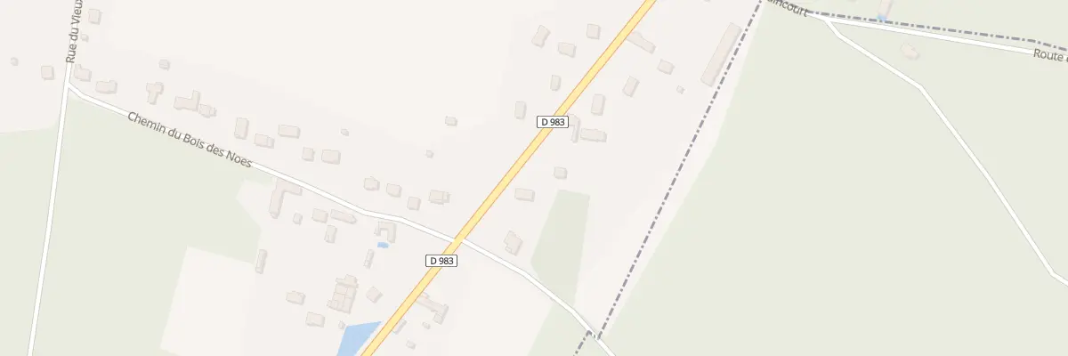 Plan du 25 Rte de Nogent à Grandchamp