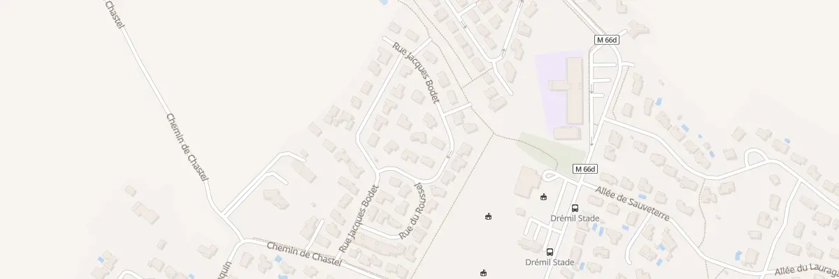 Plan du 20 Rue Jacques Bodet à Drémil-Lafage