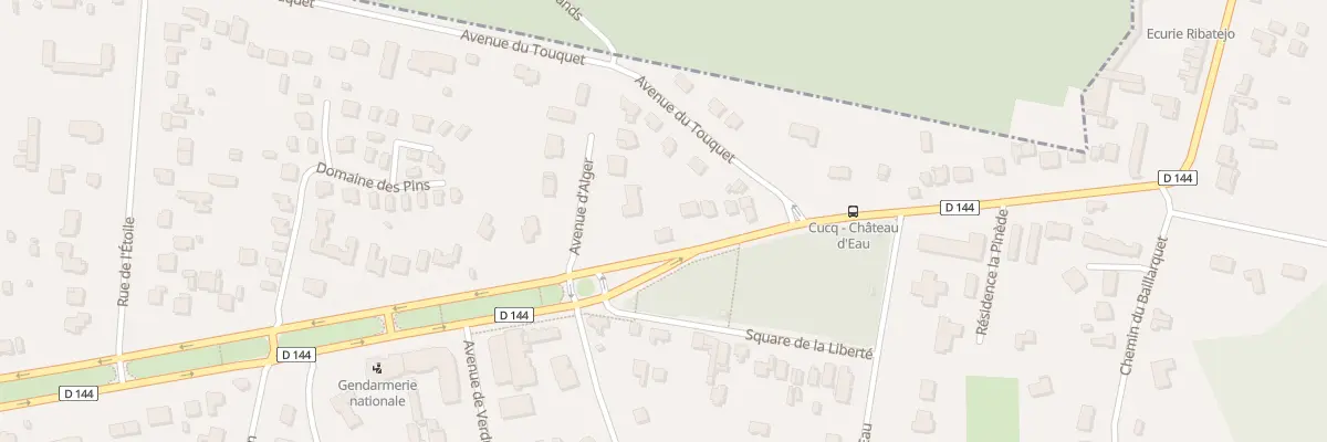 Plan du 350 Bd Edmond Labrasse à Cucq
