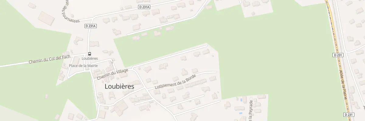 Plan du 5004 Che du Plantaurel à Loubières
