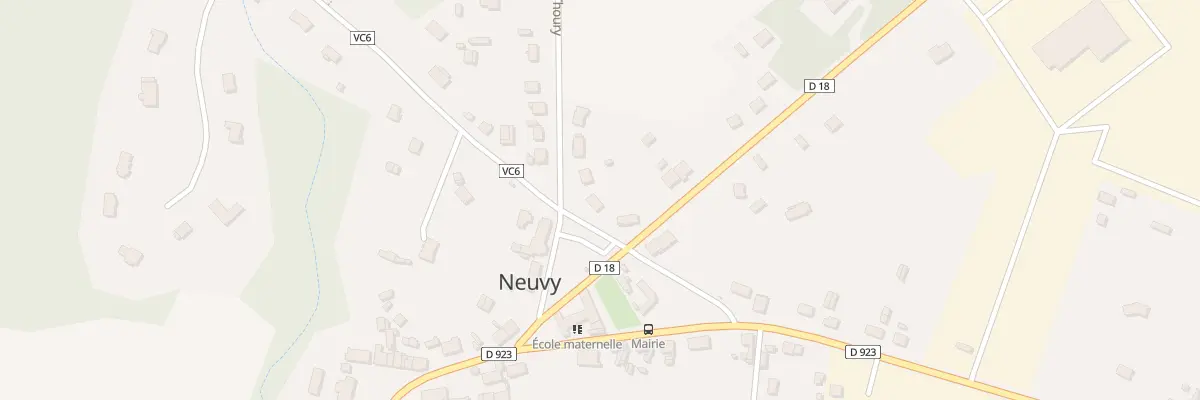 Plan du 2 Imp de Thoury à Neuvy