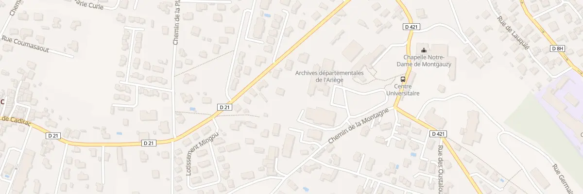 Plan du 8 Av de Cadirac à Foix