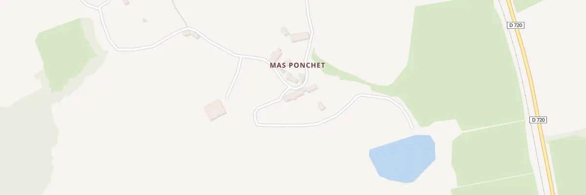 Plan du 5407F Mas Ponchet à Cressensac-Sarrazac