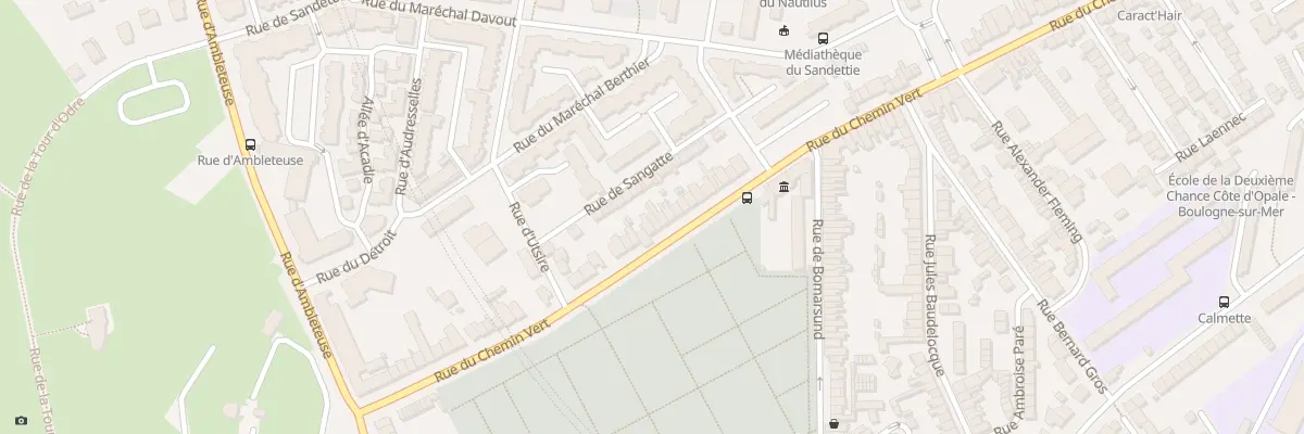 Plan du 69 Rue du Chemin Vert à Boulogne-sur-Mer