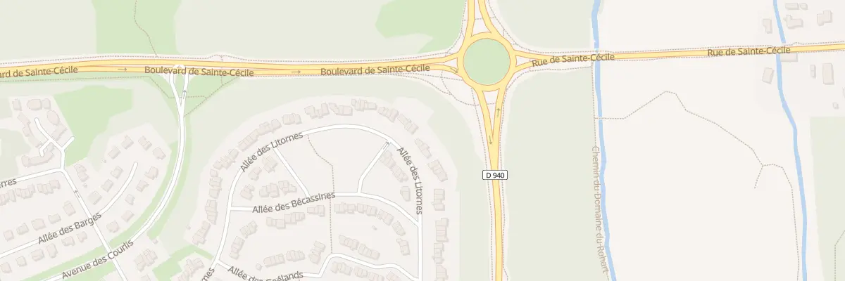 Plan du 393 All des Litornes à Camiers