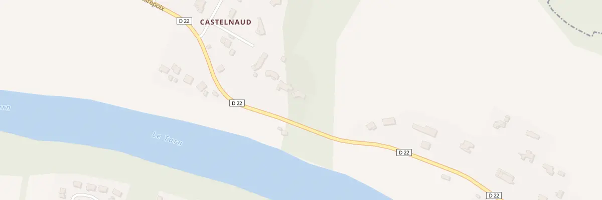 Plan du 636 Rte de Mirepoix à Bessières