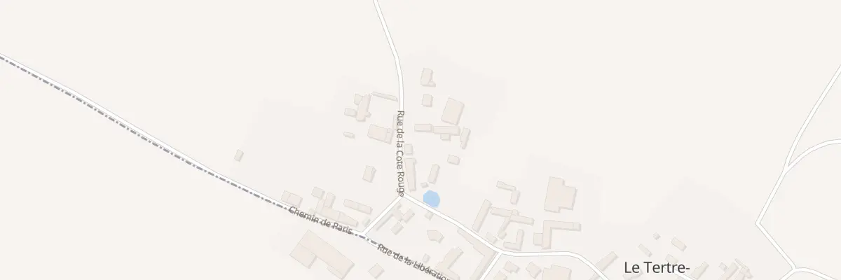Plan du 5 Rue de la Côte Rouge au Tertre-Saint-Denis