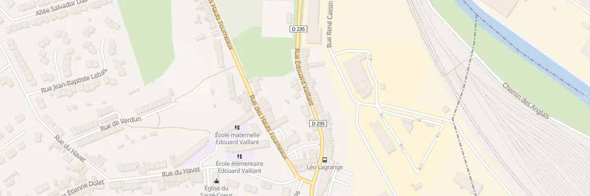 Plan du 186 Rue Edouard Vaillant à Outreau