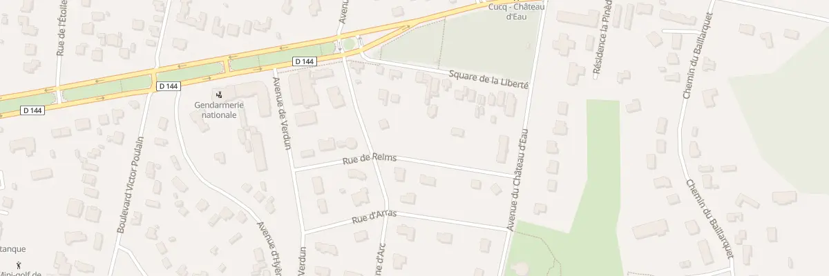 Plan du 126 Rue de Reims à Cucq