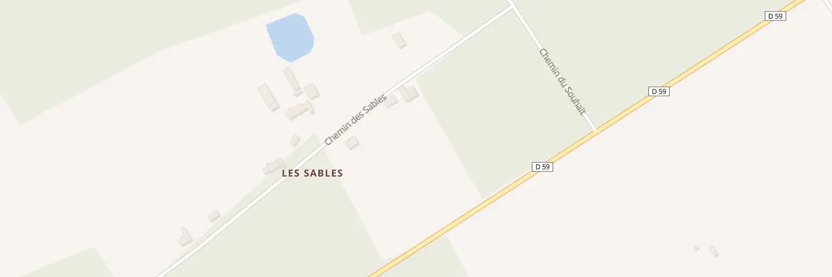 Plan du 128A Les Sables à Gy-en-Sologne