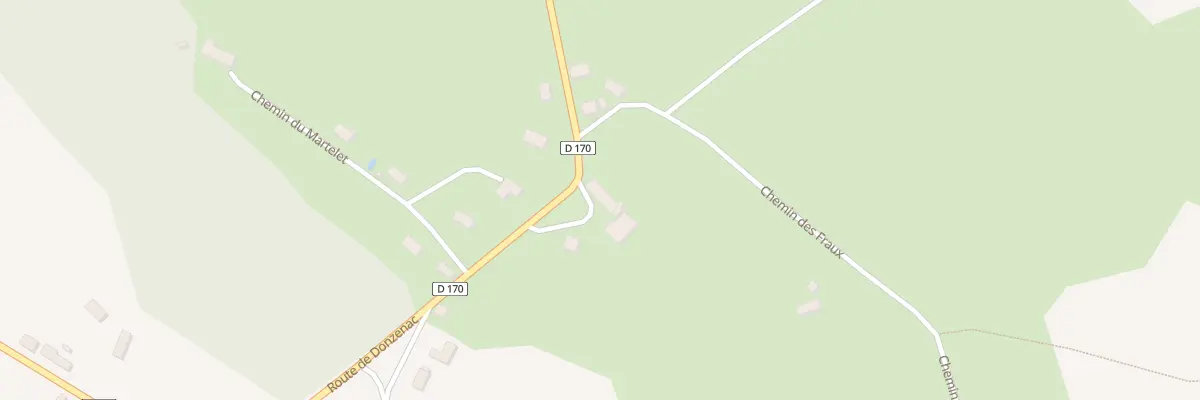 Plan du 1301 Rte de Donzenac à Saint-Germain-les-Vergnes