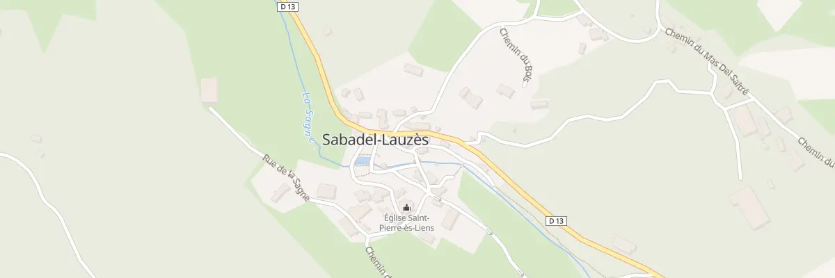 Plan du 5019 Bourg de Sabadel à Sabadel-Lauzès