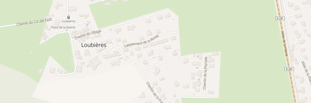 Plan du 90 La Plaine à Loubières
