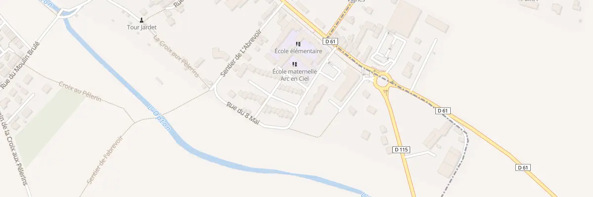 Plan du 2 Rue du 8 Mai à Houdan