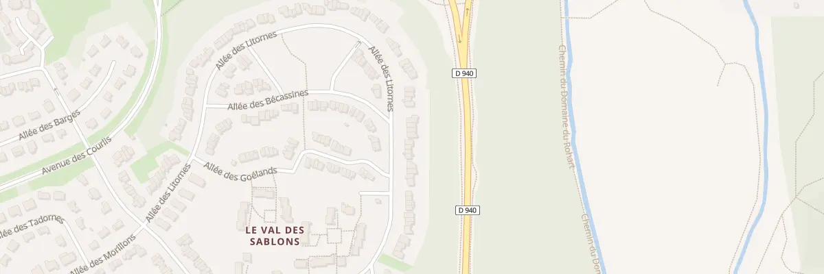 Plan du 487 All des Litornes à Camiers