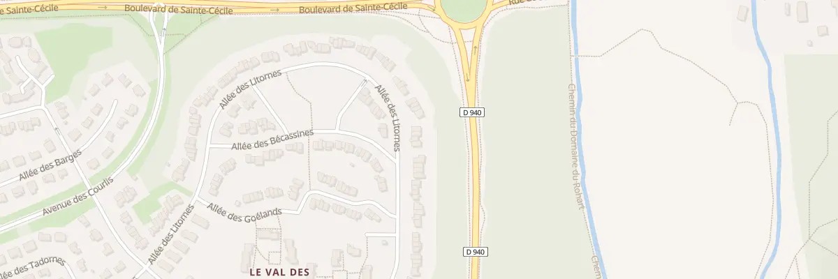 Plan du 449 All des Litornes à Camiers