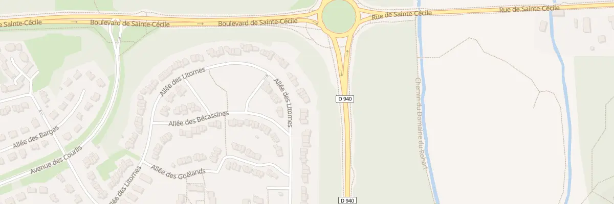 Plan du 433 All des Litornes à Camiers