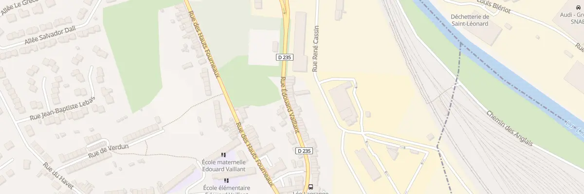 Plan du 15 Rue Edouard Vaillant à Outreau