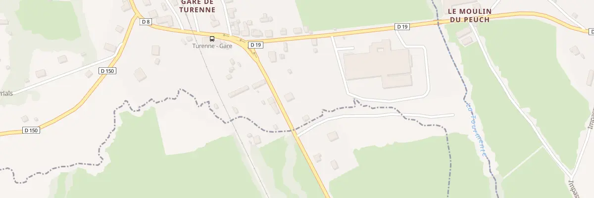 Plan du 205 Rte De La Merlette à Turenne
