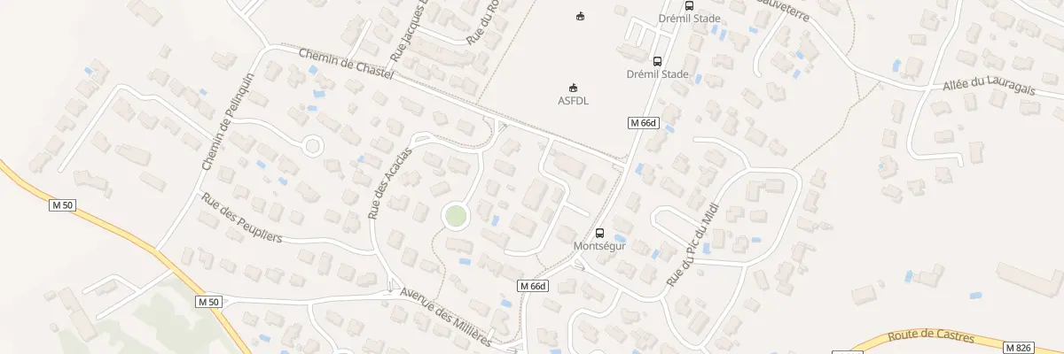 Plan du 12 Che de Chastel à Drémil-Lafage