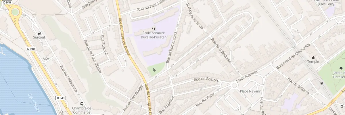 Plan du 2 Rue de Bomarsund à Boulogne-sur-Mer