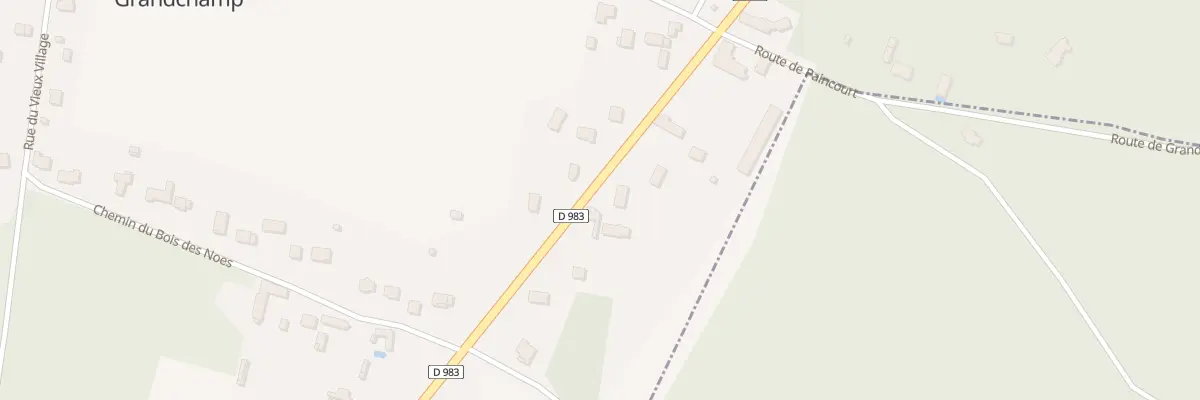 Plan du 23 Rte de Nogent à Grandchamp