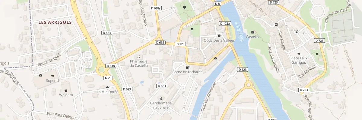 Plan du 3 Pl de la Mine à Tarascon-sur-Ariège