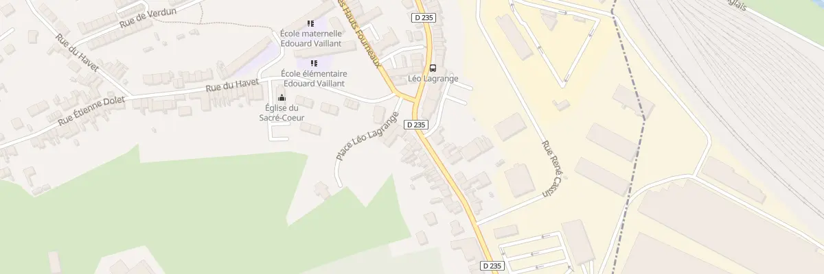 Plan du 2 Rue Pierre Curie à Outreau
