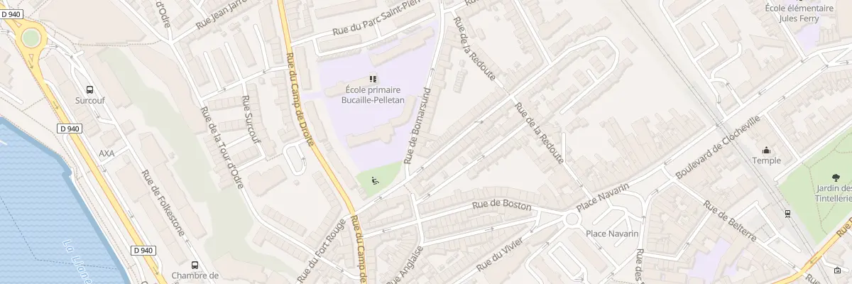 Plan du 8 Rue de Bomarsund à Boulogne-sur-Mer