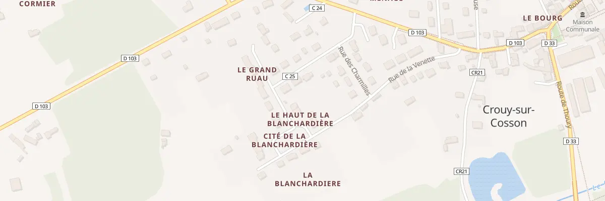 Plan du 4 Cité Blanchardiere à Crouy-sur-Cosson