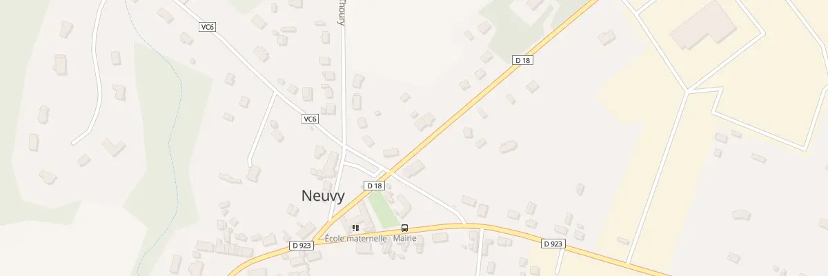 Plan du 5 Rte de Dhuizon à Neuvy