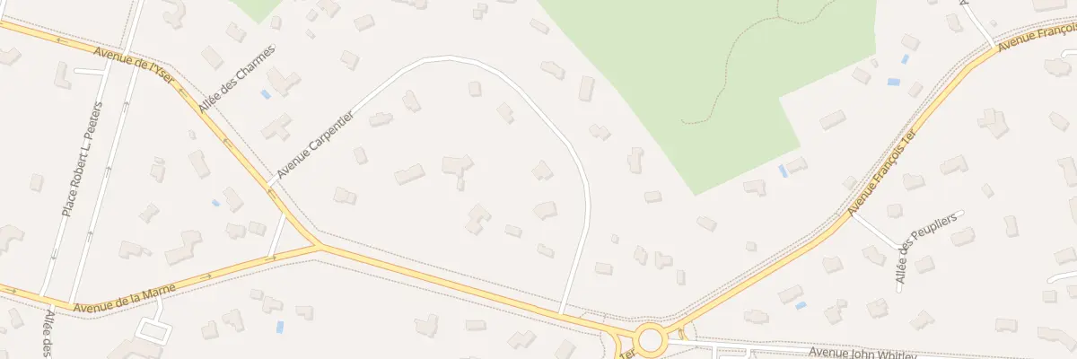 Plan du 25 Av Carpentier à Neufchâtel-Hardelot