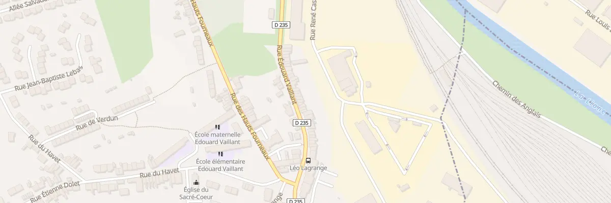 Plan du 39 Rue Edouard Vaillant à Outreau