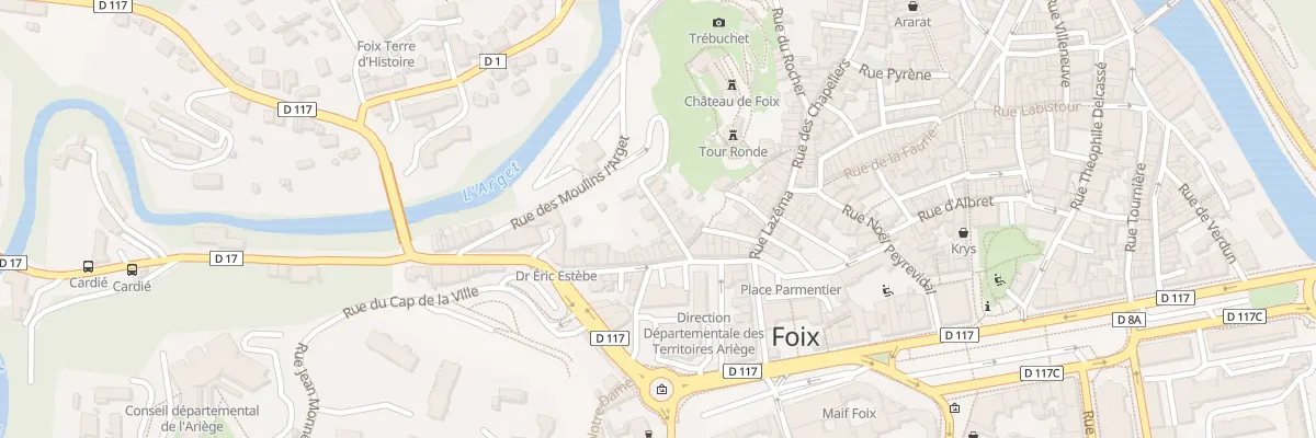 Plan du 7 Rue Fouychet à Foix