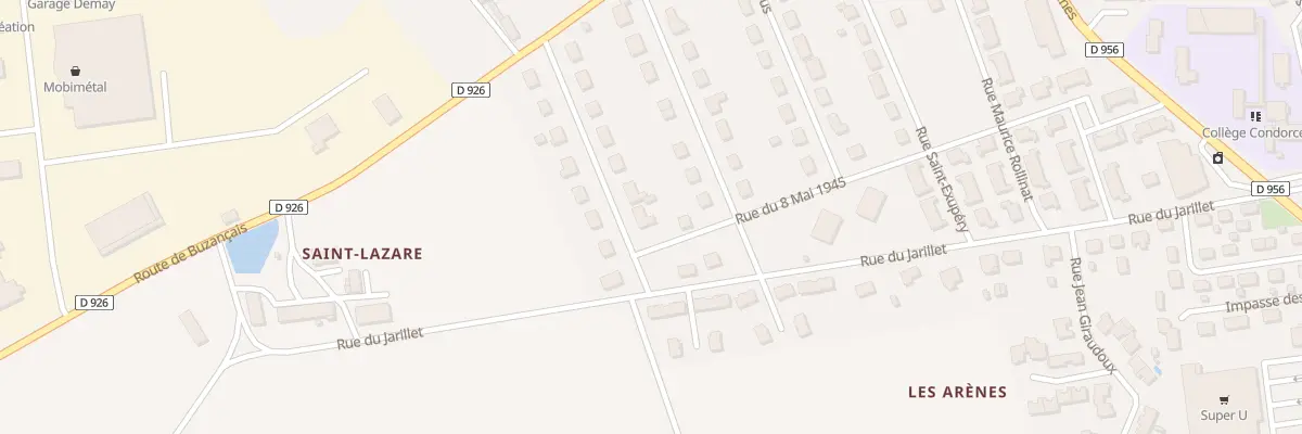 Plan du 13 Rue Marcel Bouillon à Levroux
