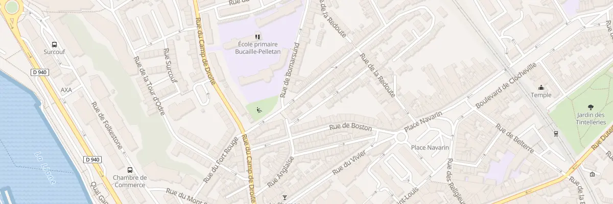 Plan du 14 Rue de Béthune à Boulogne-sur-Mer