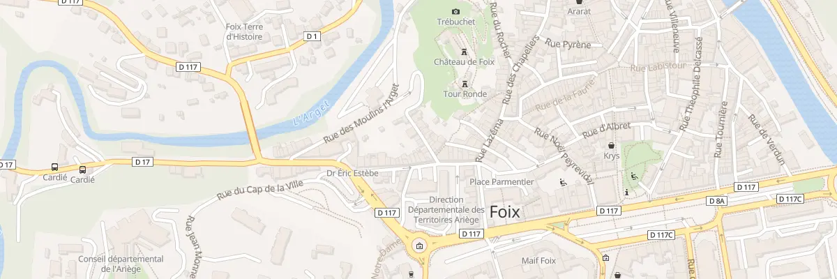 Plan du 9 Rue Fouychet à Foix