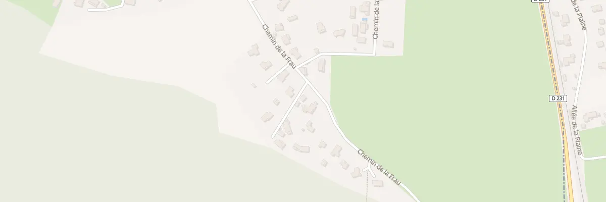 Plan du 6 Che de la Frau à Loubières