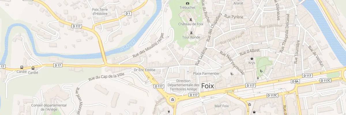 Plan du 11 Rue Fouychet à Foix