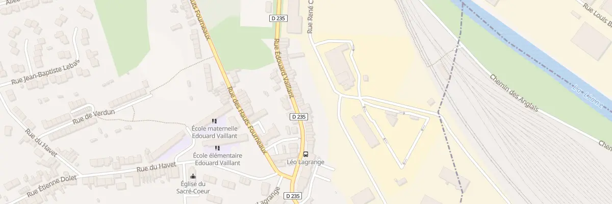 Plan du 45 Rue Edouard Vaillant à Outreau
