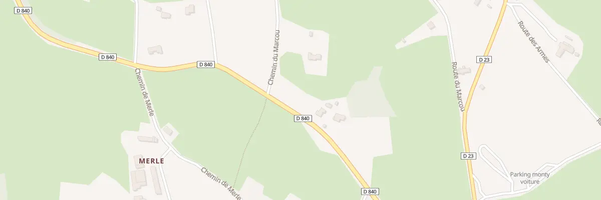 Plan du 404 Rte de Brive à Martel
