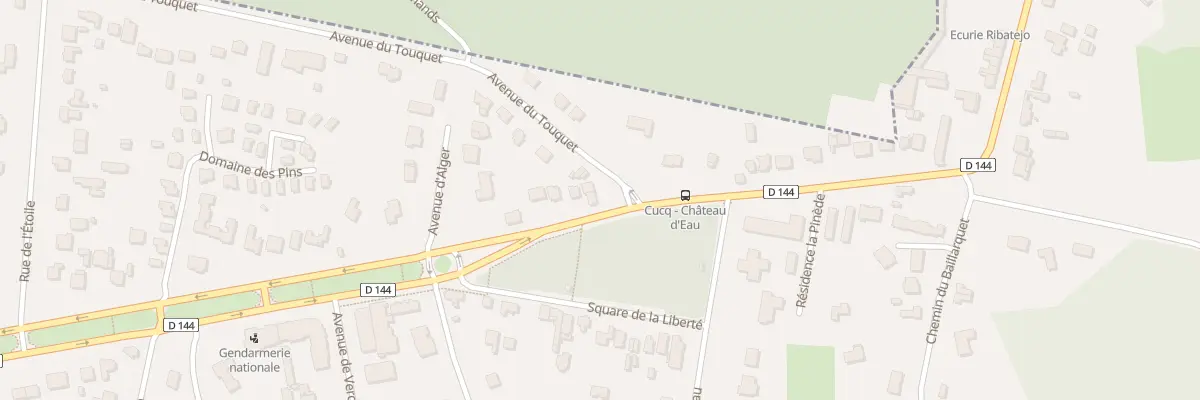 Plan du 284 Bd Edmond Labrasse à Cucq