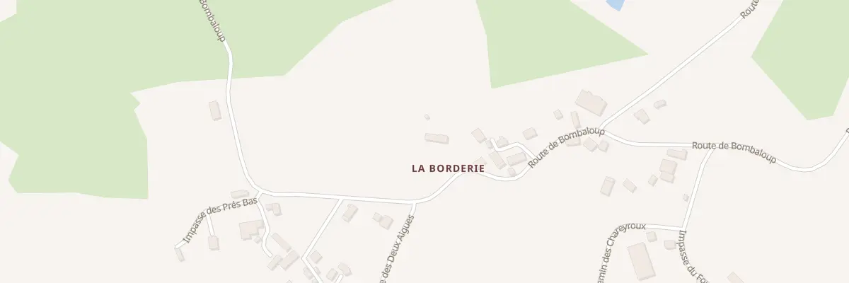 Plan du 5204 La Borderie à Chanteix