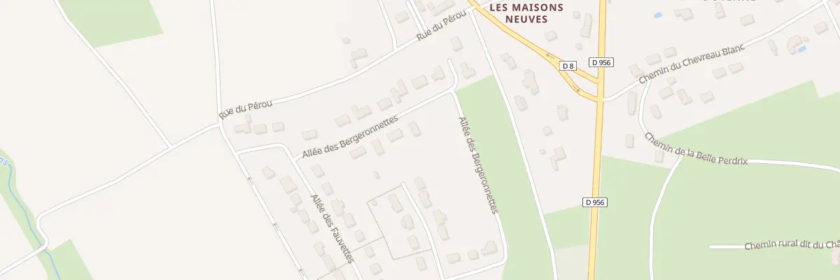 Plan du 8 All des Bergeronnettes à Levroux