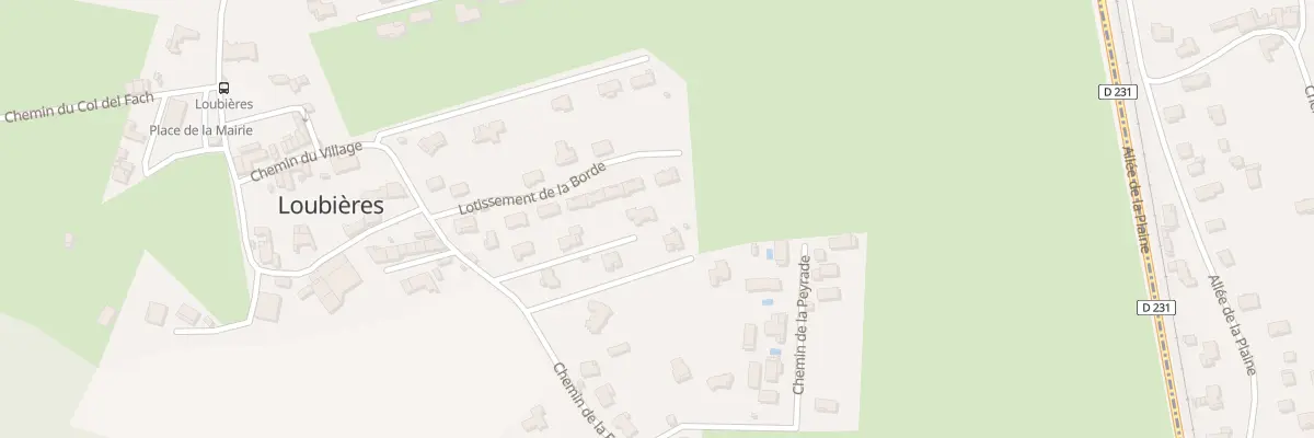 Plan du 1 La Plaine à Loubières