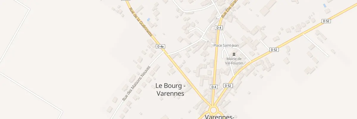 Plan du 5 Rue Guerinette à Val-Fouzon