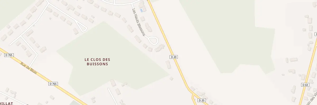 Plan du 29 Clos des Hauts Blessons à Mur-de-Sologne